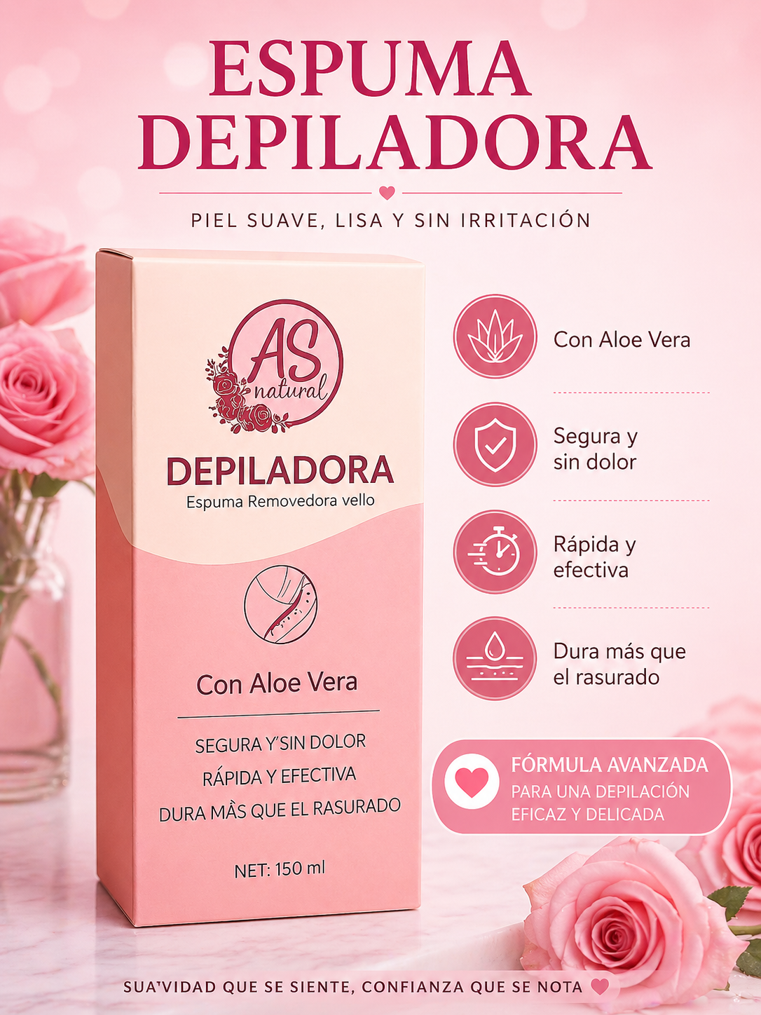 ESPUMA DEPILADORA