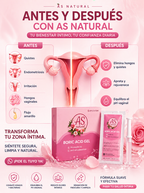 BORIC ACID GEL (OVULOS) Caja de 5 aplicaciones