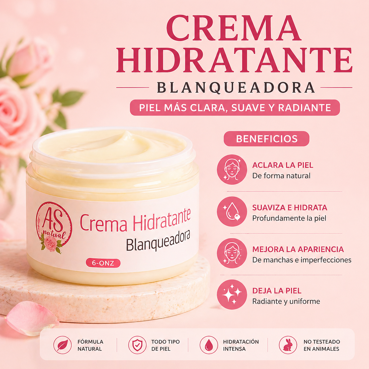 CREMA HIDRATANTE ACLARANTE